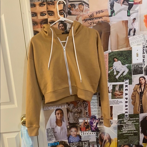 Forever 21 crop hoodie - Picture 1 of 2